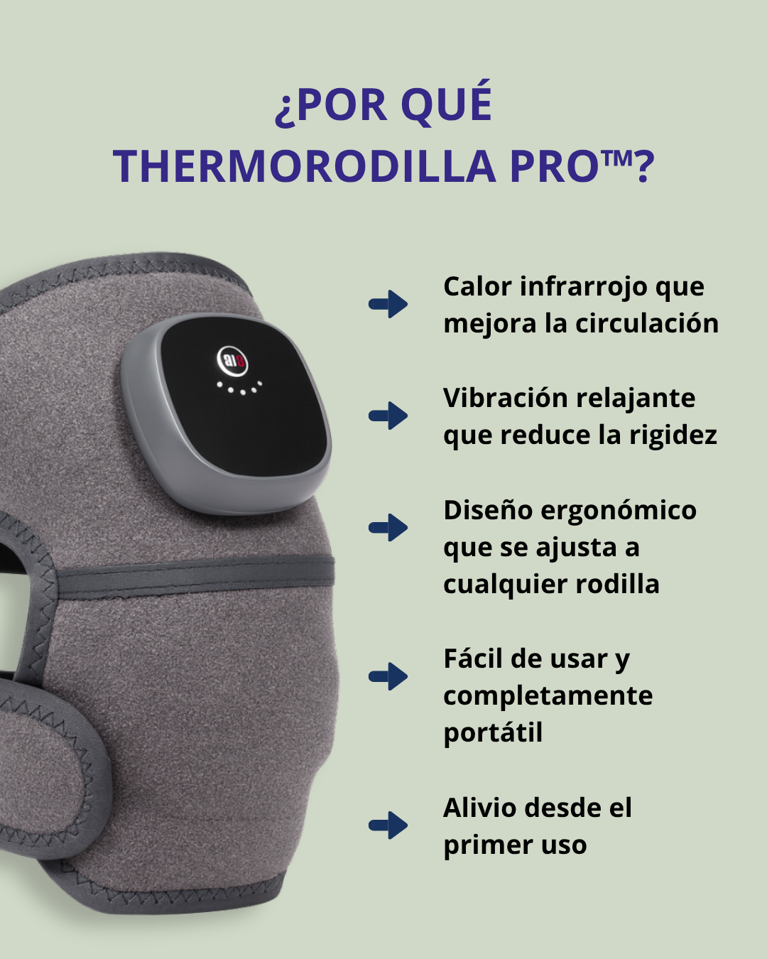 ThermoRodilla Pro™ – Alivio con Calor y Compresión para Rodillas Desgastadas