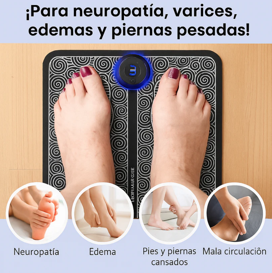 RelajaPies PRO™ – Masajeador inteligente para aliviar el dolor y la hinchazón de tus pies