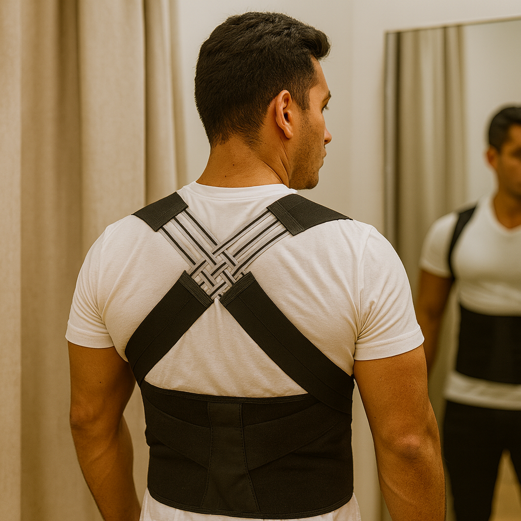 EspaldaFirme Pro™ – Corrección postural inteligente para aliviar el dolor lumbar