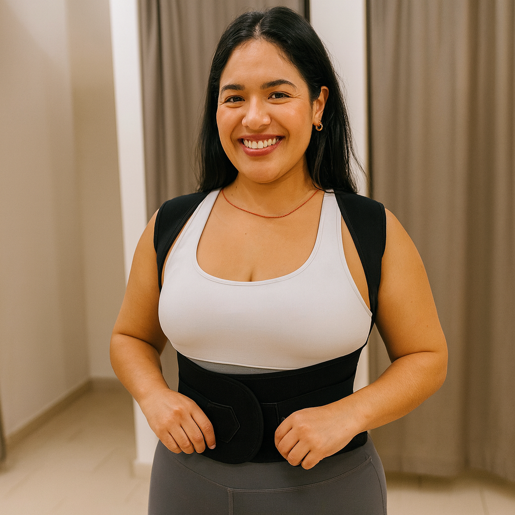 EspaldaFirme Pro™ – Corrección postural inteligente para aliviar el dolor lumbar