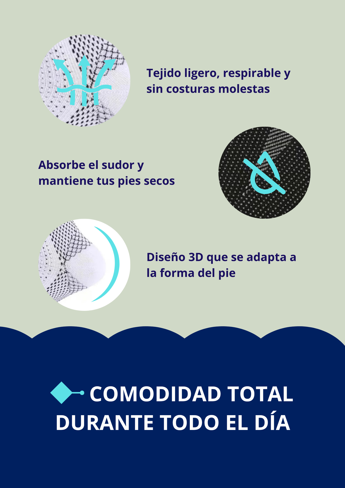 MaxCompression Socks™ – Calcetines Médicos para Talón y Neuropatía