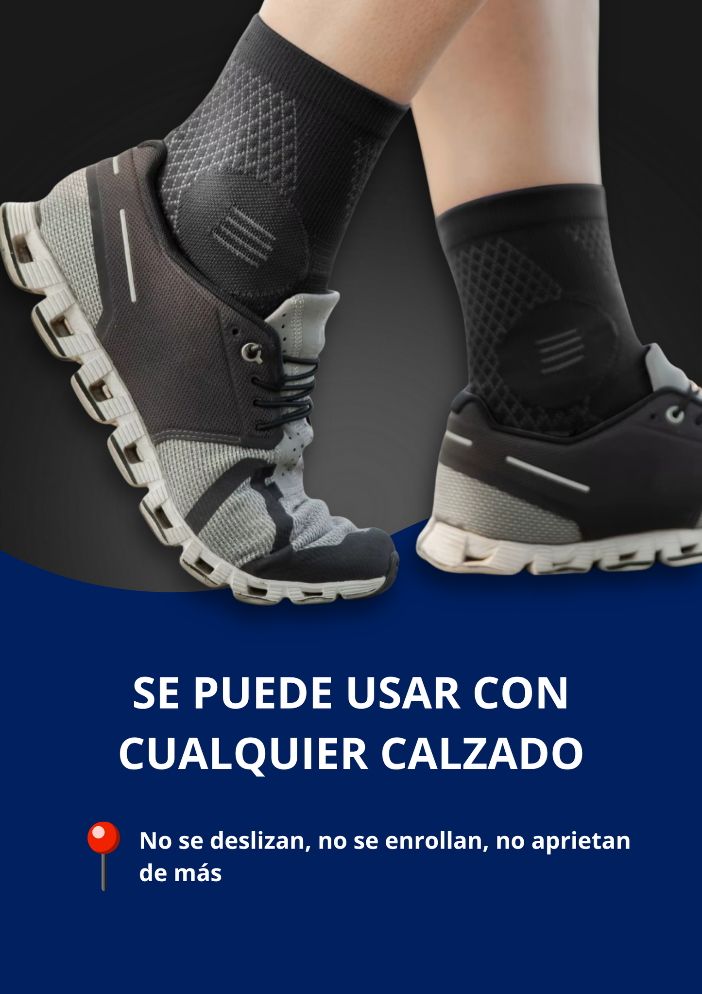MaxCompression Socks™ – Calcetines Médicos para Talón y Neuropatía