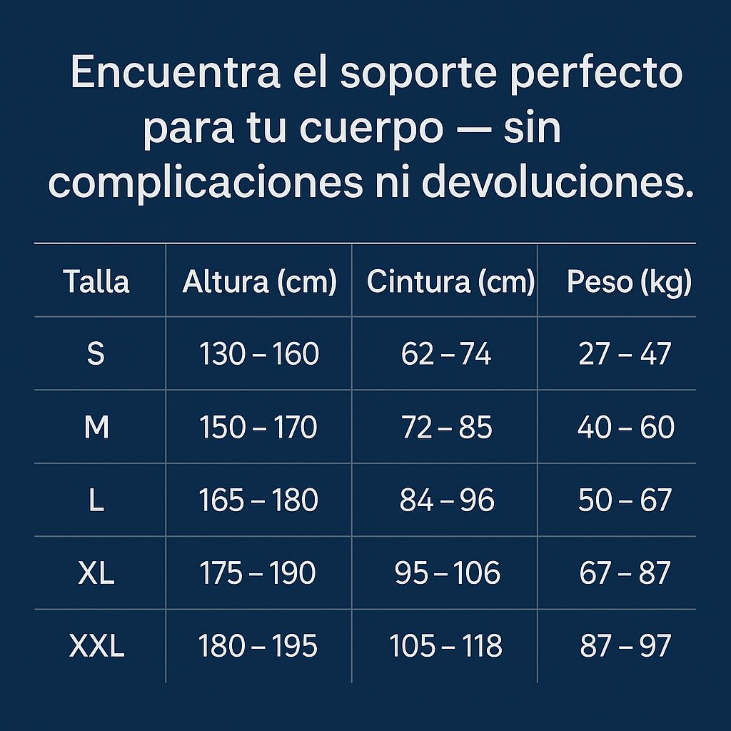 EspaldaFirme Pro™ – Corrección postural inteligente para aliviar el dolor lumbar