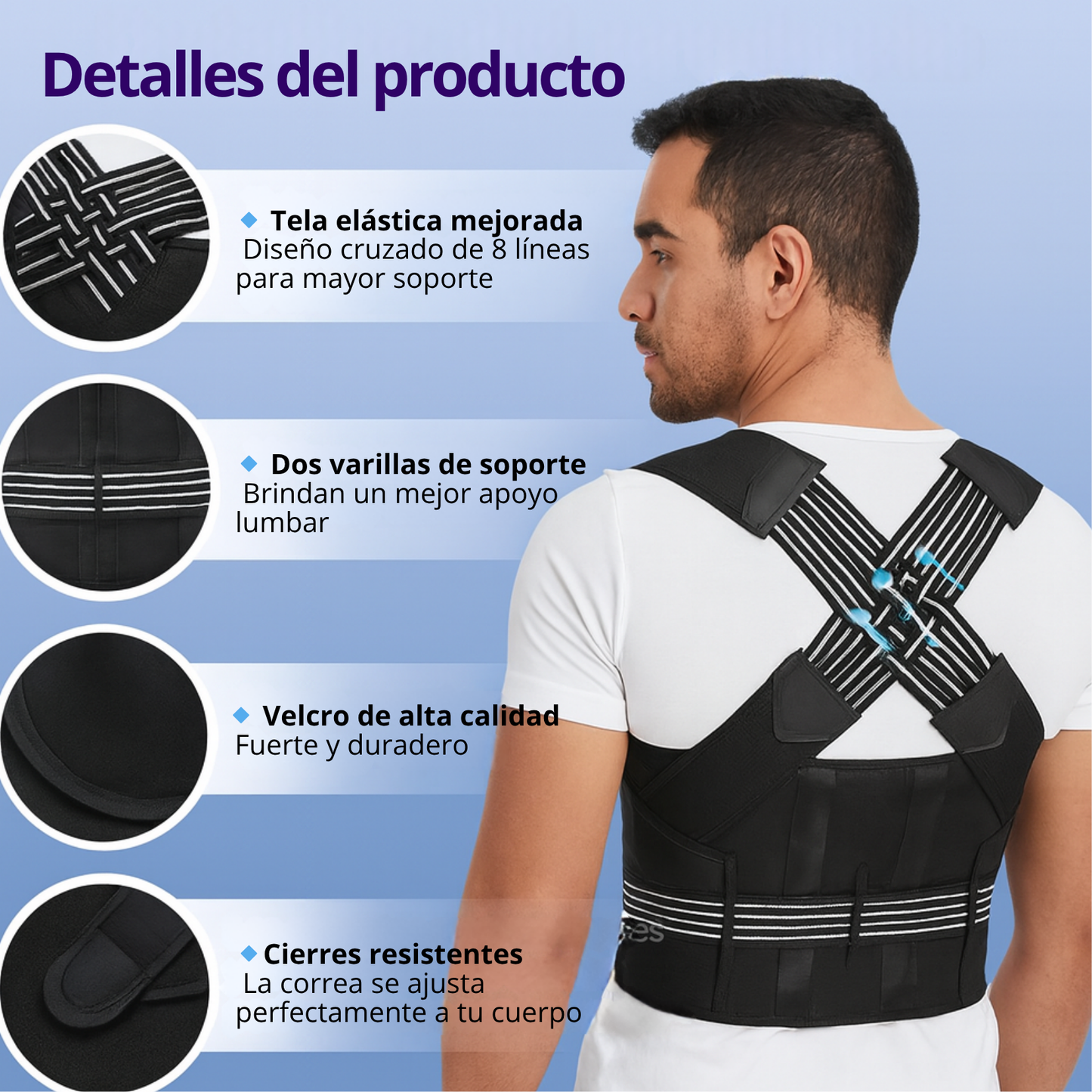 EspaldaFirme Pro™ – Corrección postural inteligente para aliviar el dolor lumbar