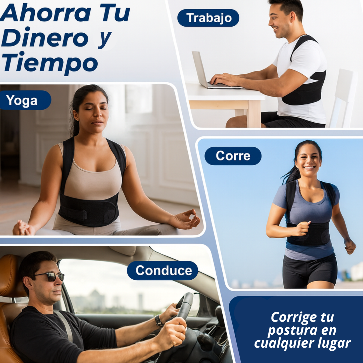 EspaldaFirme Pro™ – Corrección postural inteligente para aliviar el dolor lumbar